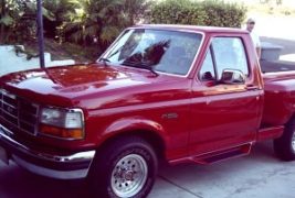 After Picture of the same Ford Pick Up Truck with all the oxidation removed and the paint brought back to its original shine and luster! The service was our Diamond Detail along with paint correction work. The exterior process I used was a clay bar, two step polish, and then applied a premium wax. The clay bar took all contaminants off the paint, the two step polish removed the oxidation and restored incredible shine and luster, and the premium wax enhances luster and protects the paint.