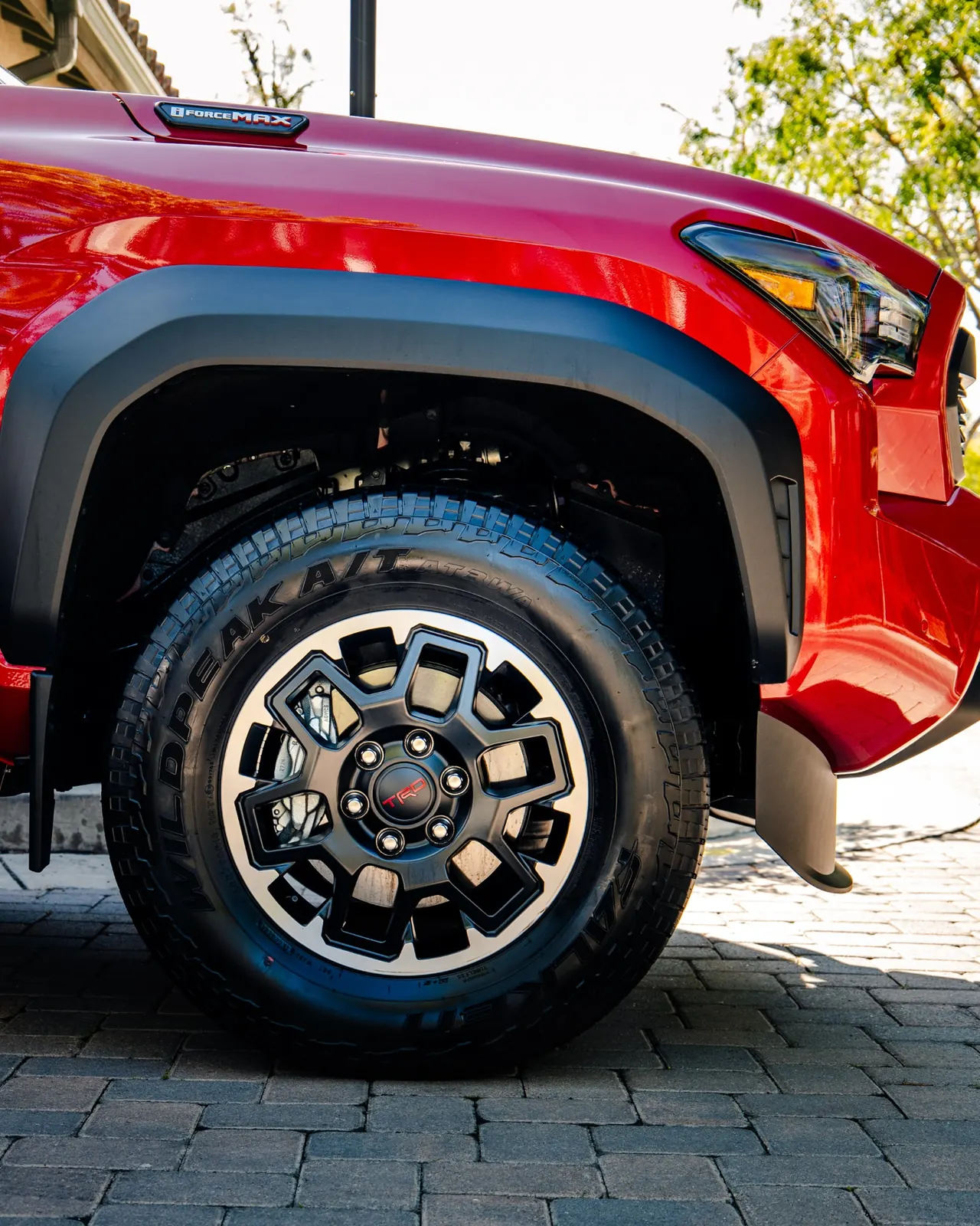 Detailed truck wheel after a full detail in Las Vegas